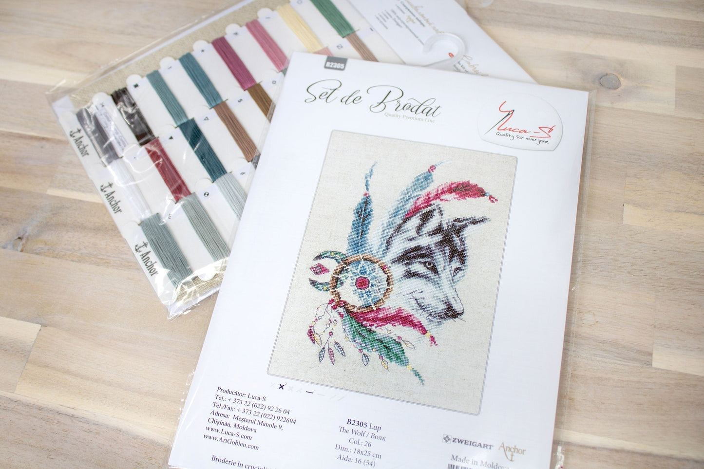 Cross Stitch Kit Luca-S - Wolf, B2305