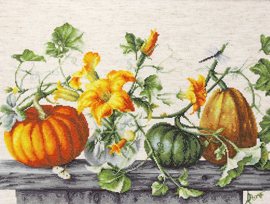 Cross Stitch Kit Luca-S - Pumpkins, B2303