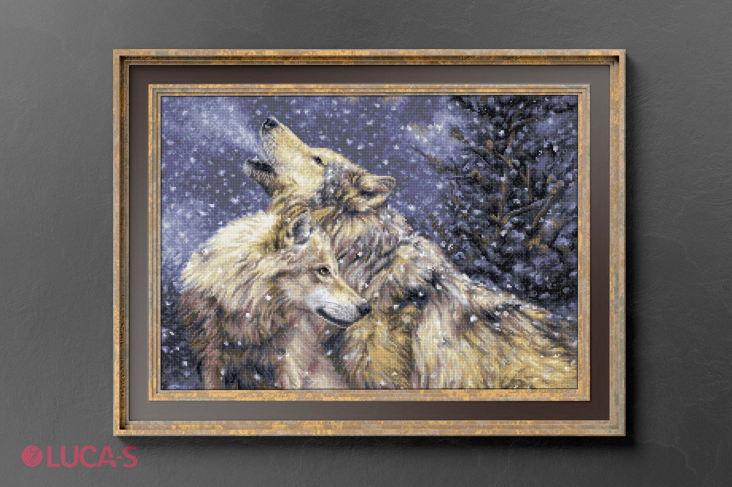 Cross Stitch Kit Luca-S - Snowfall, BU5004
