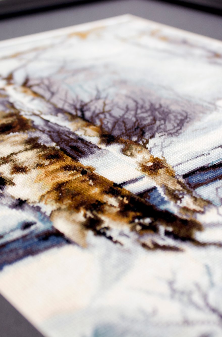 Cross Stitch Kit Luca-S - Winter Landscape, B560