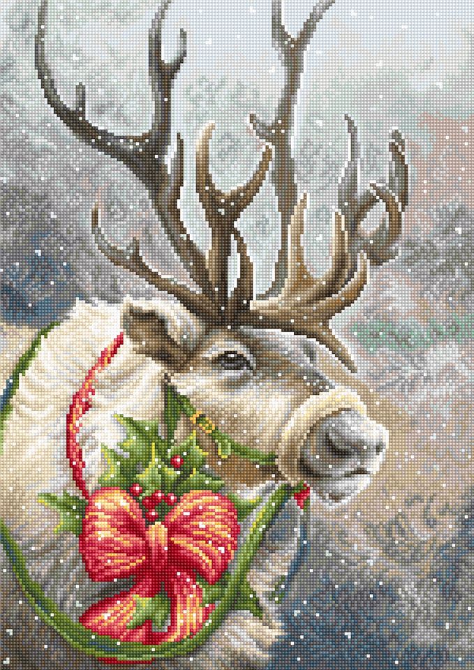 Cross Stitch Kit Luca-S - Christmas Deer, B598