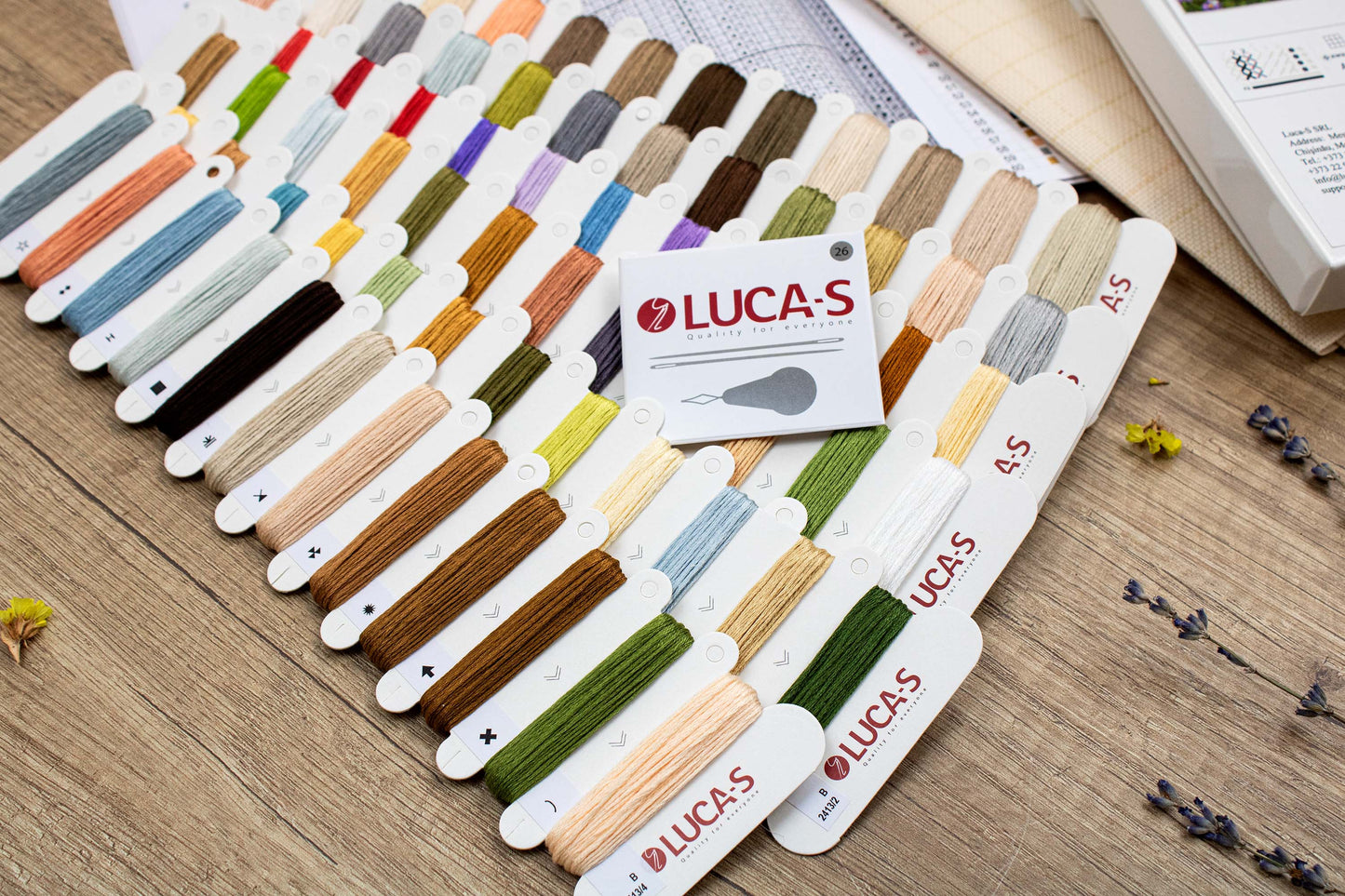 Cross Stitch Kit Luca-S GOLD - Log Cabin General Store, B2413