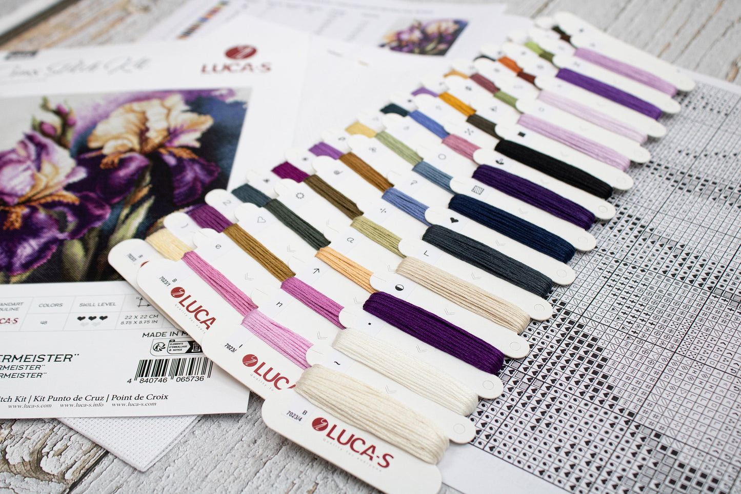 Cross Stitch Kit Luca-S - Iris “Burgermeister”, B7023