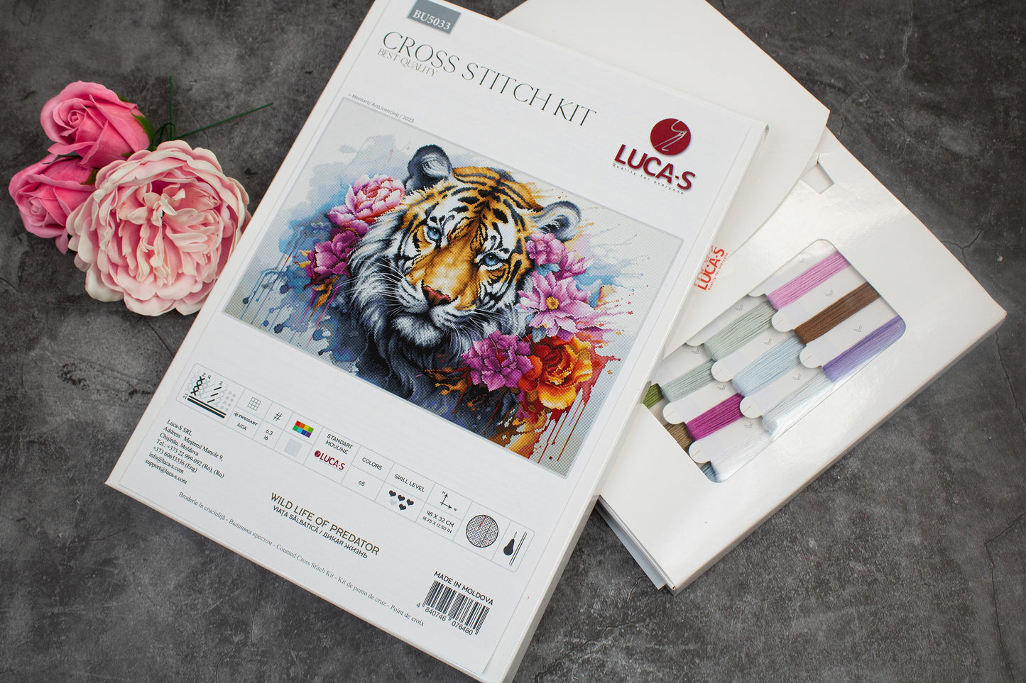 Cross Stitch Kit Luca-S - Wild Life Of Predator, BU5033