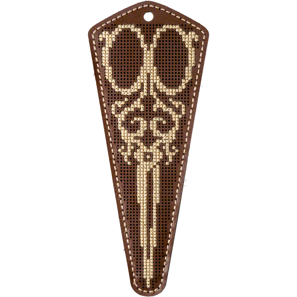 Scissor Case Needlecraft Kit - Leather Scissor Case