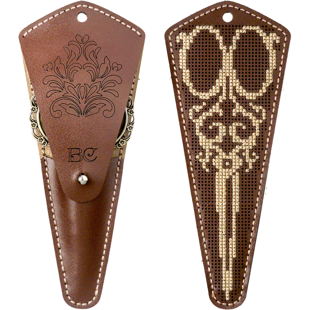Scissor Case Needlecraft Kit - Leather Scissor Case
