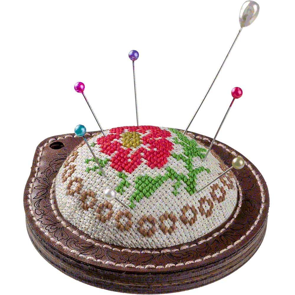Pin Cushion Needlecraft Kit - Needle Storage Pin