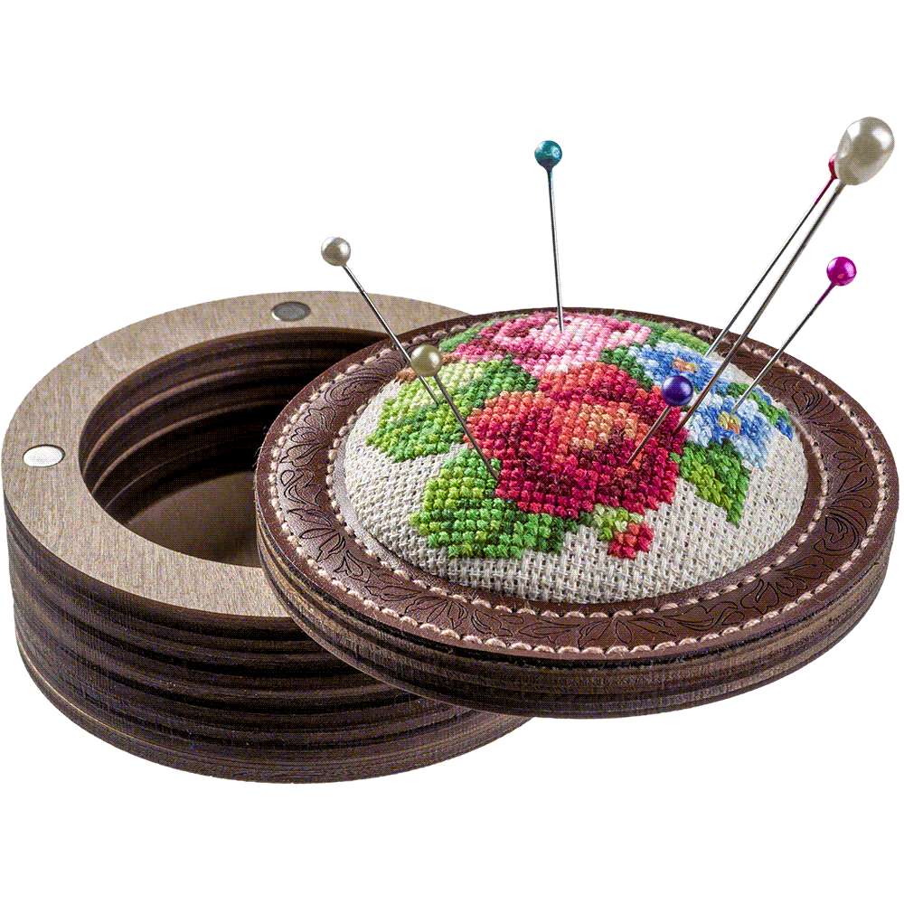 Pin Cushion Needlecraft Kit - Needle Storage Pin