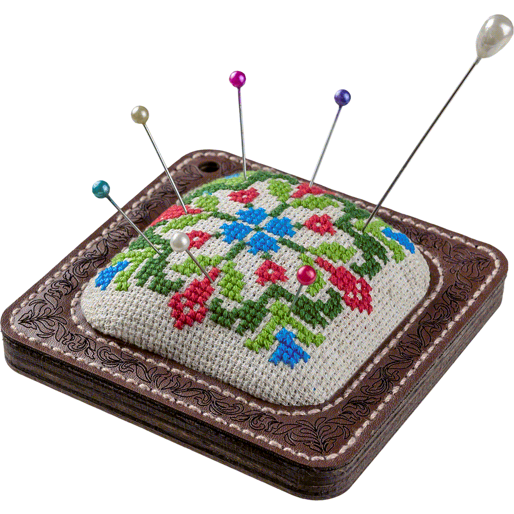 Pin Cushion Needlecraft Kit - Needle Storage Pin