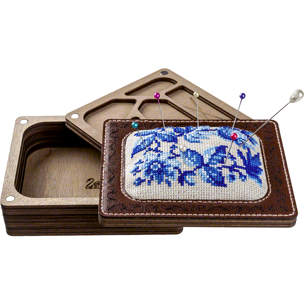 Pin Cushion Kit - Needlecraft Storage Box - Needle Storage Pin
