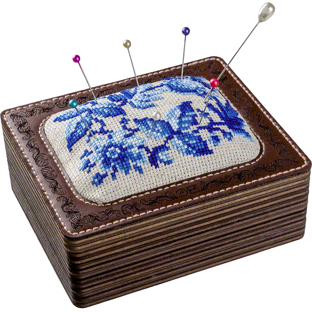 Pin Cushion Kit - Needlecraft Storage Box - Needle Storage Pin