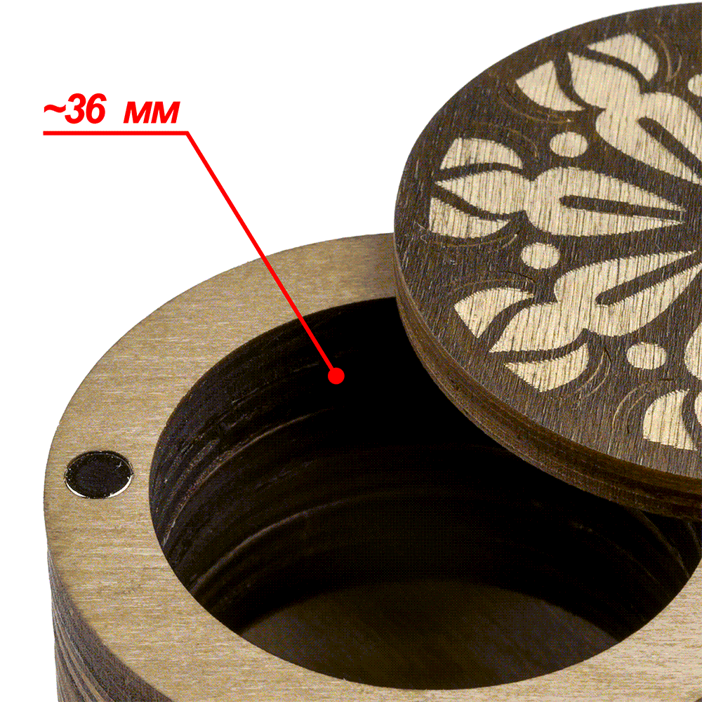 Wooden Storage Box for Handcrafts