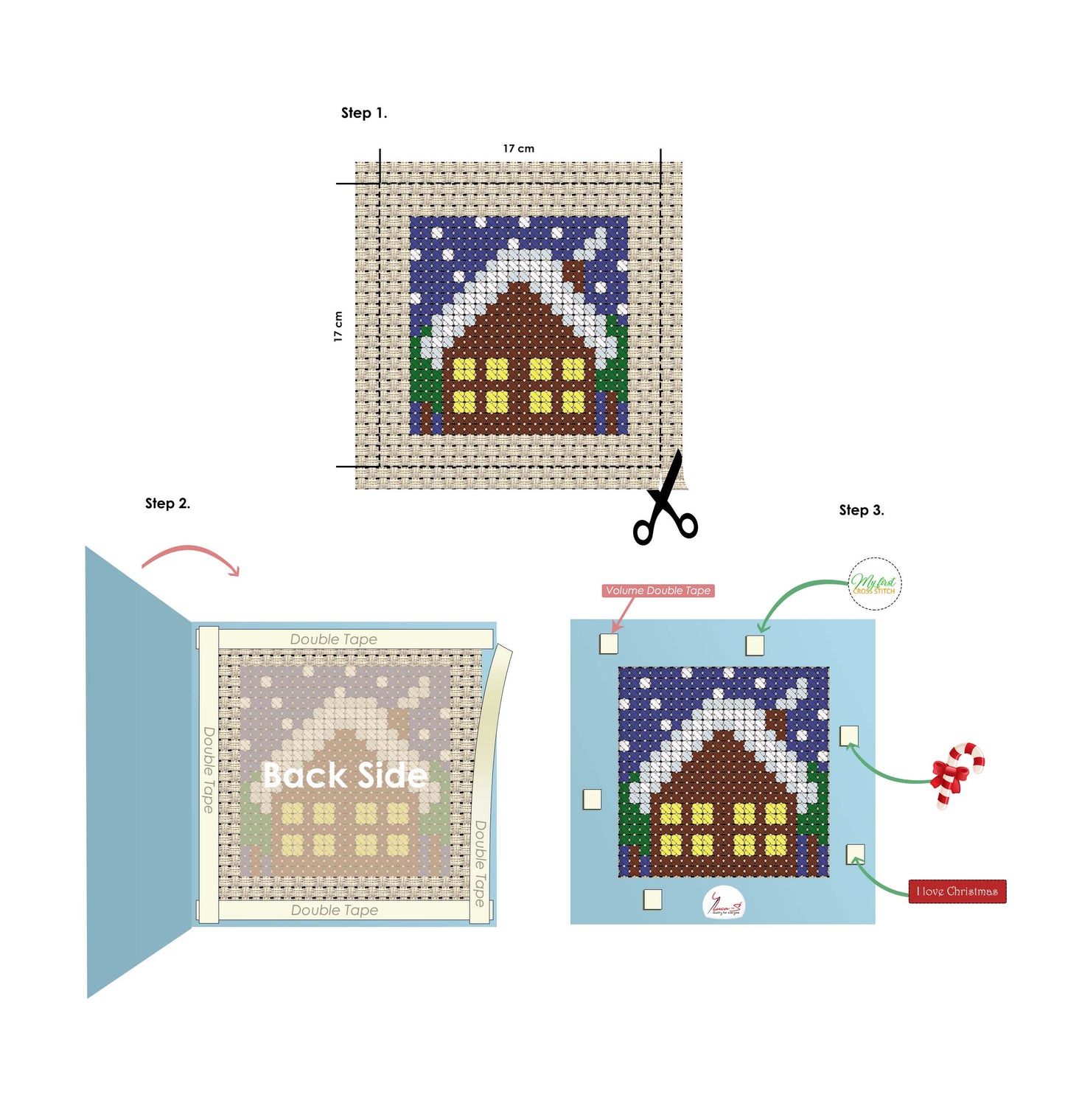 Cross Stitch Kit Luca-S - X13 House