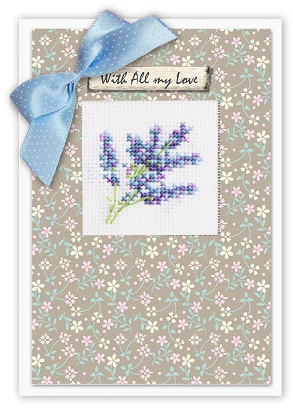 Cross Stitch Postcard Kit Postcard Kits - HobbyJobby