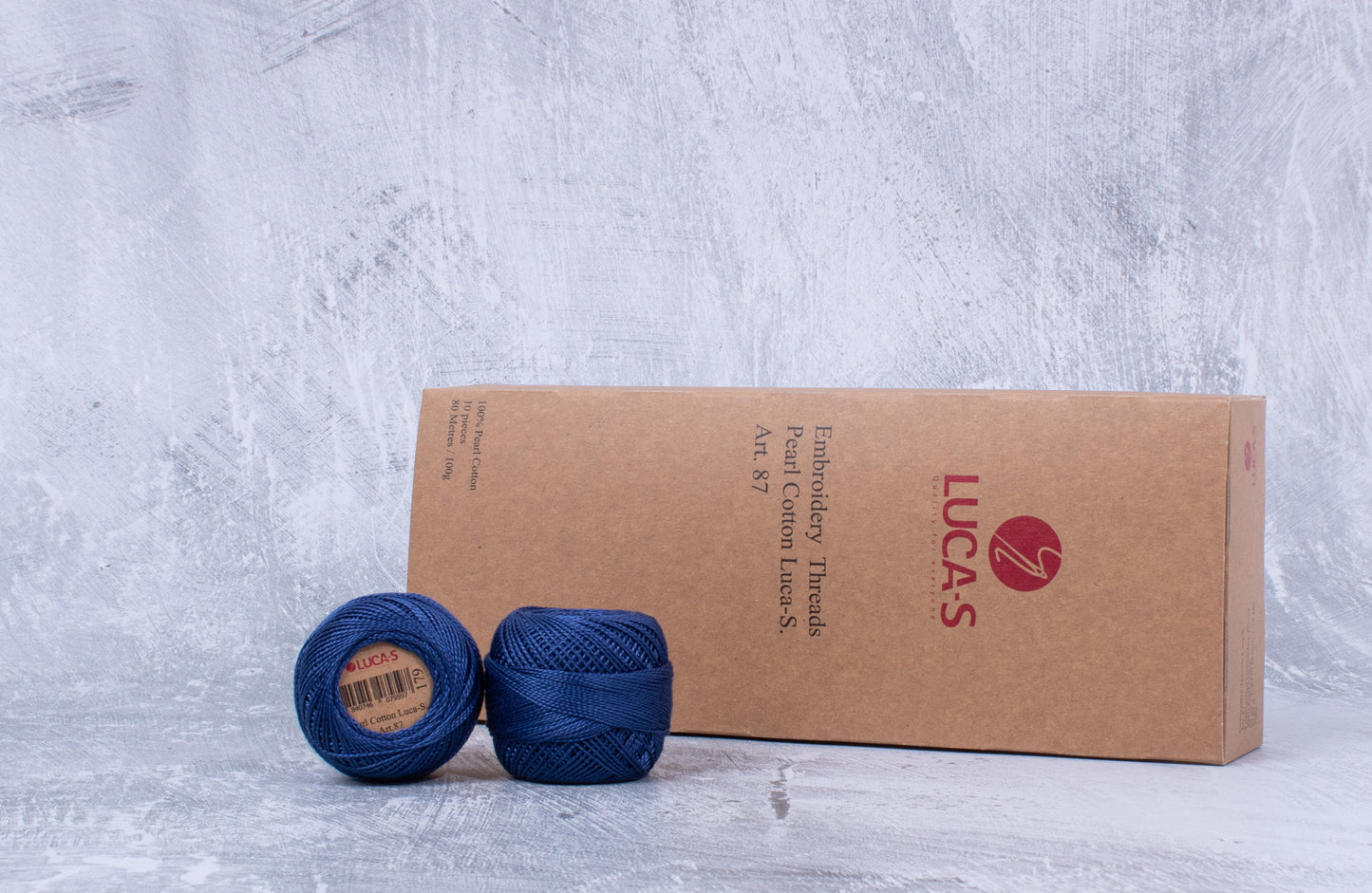 Pack of 10 Pearl Cotton Luca-S Color 179, Art. 87 - Embroidery Threads
