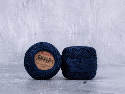 Pack of 10 Pearl Cotton Luca-S Color 188, Art. 87 - Embroidery Threads