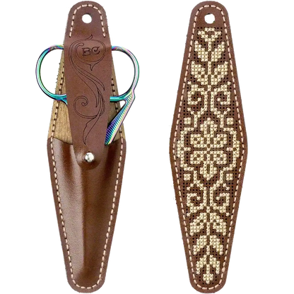 Scissor Case Needlecraft Kit - Leather Scissor Case