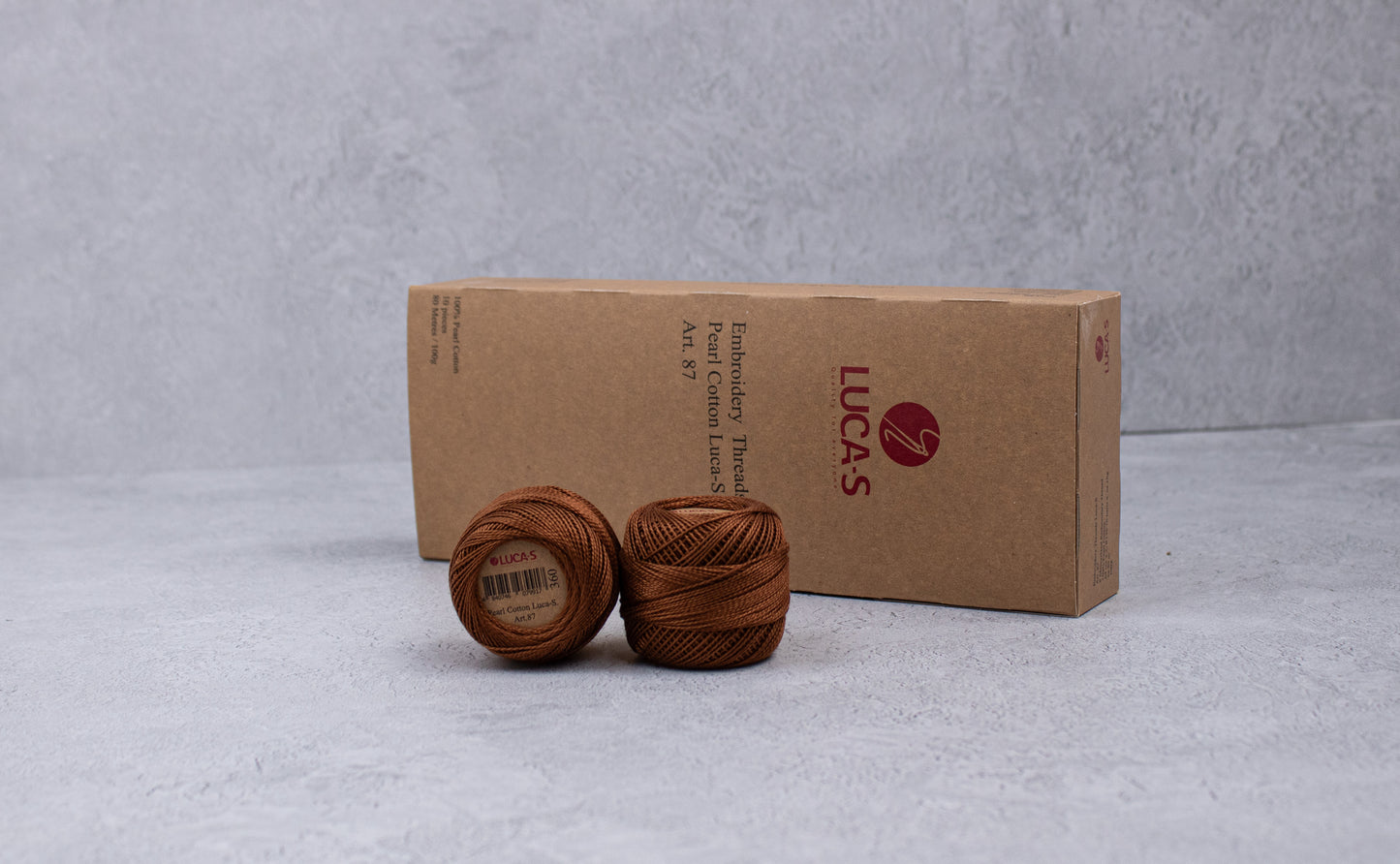 Pack of 10 Pearl Cotton Luca-S Color 360, Art. 87 - Embroidery Threads