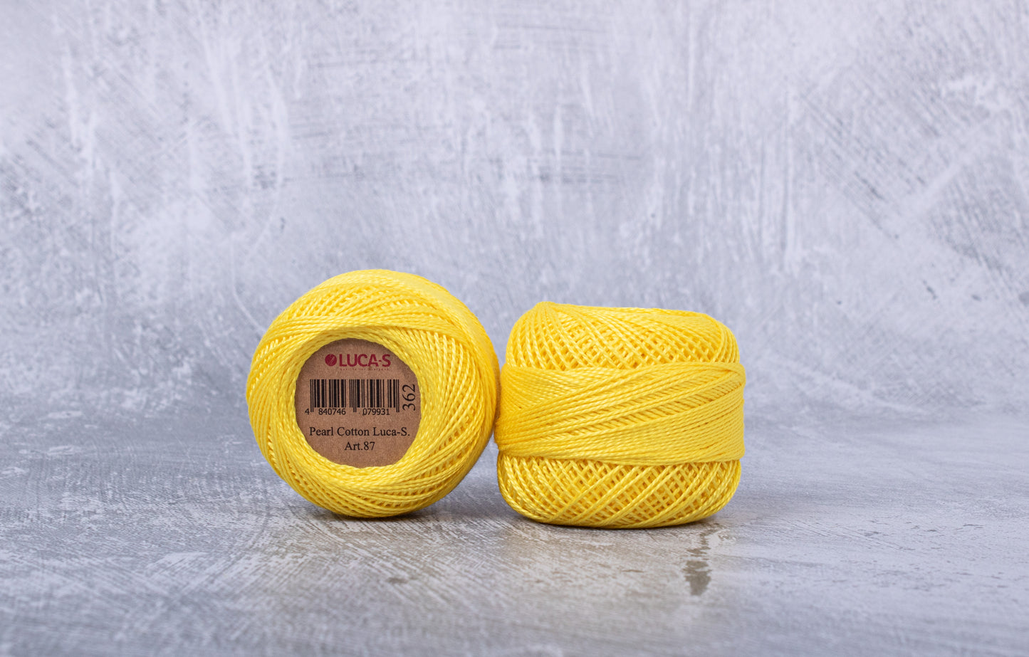 Pack of 10 Pearl Cotton Luca-S Color 362, Art. 87 - Embroidery Threads