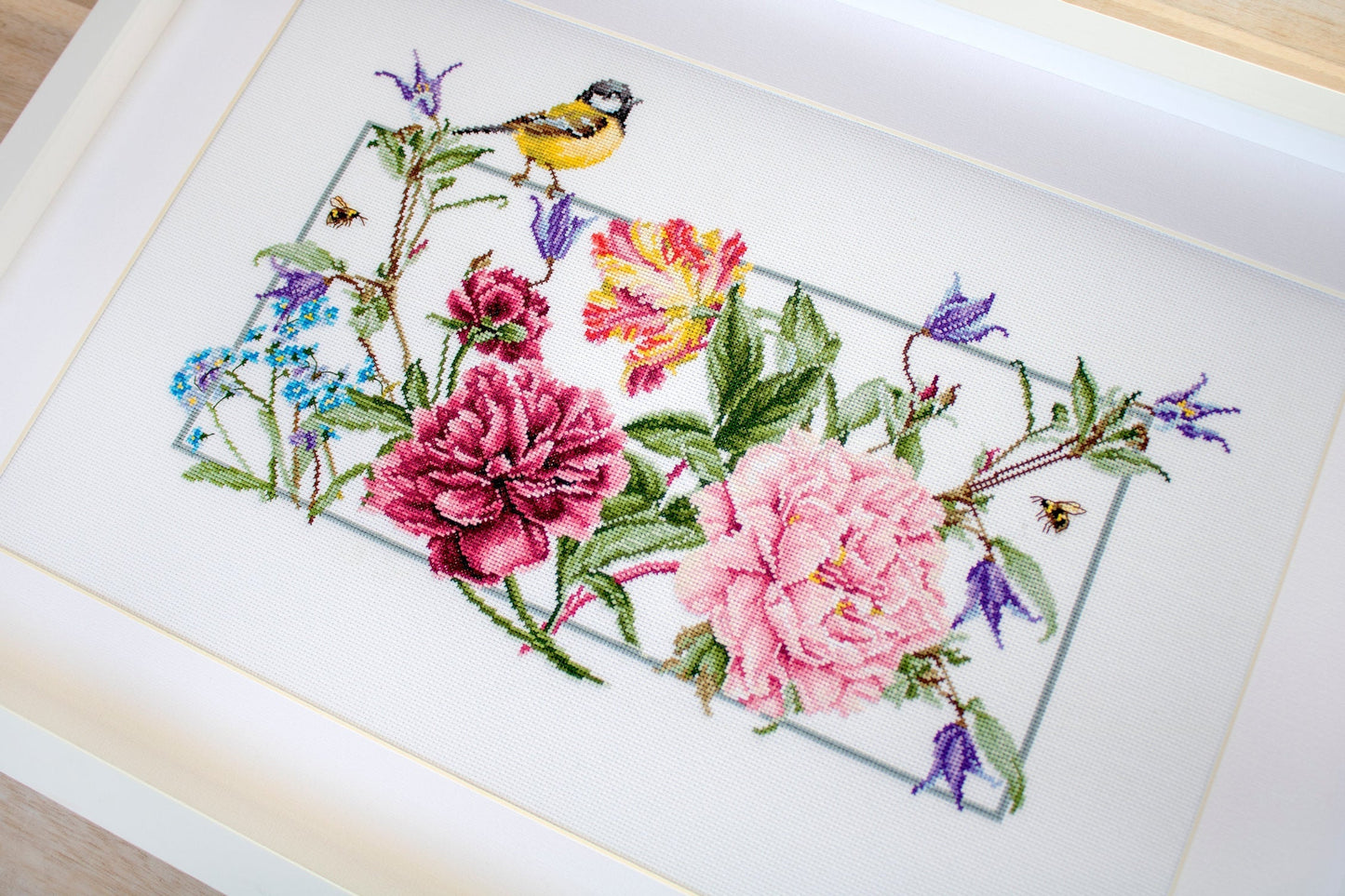 Cross Stitch Kit Luca-S - Spring Flowers BA2359