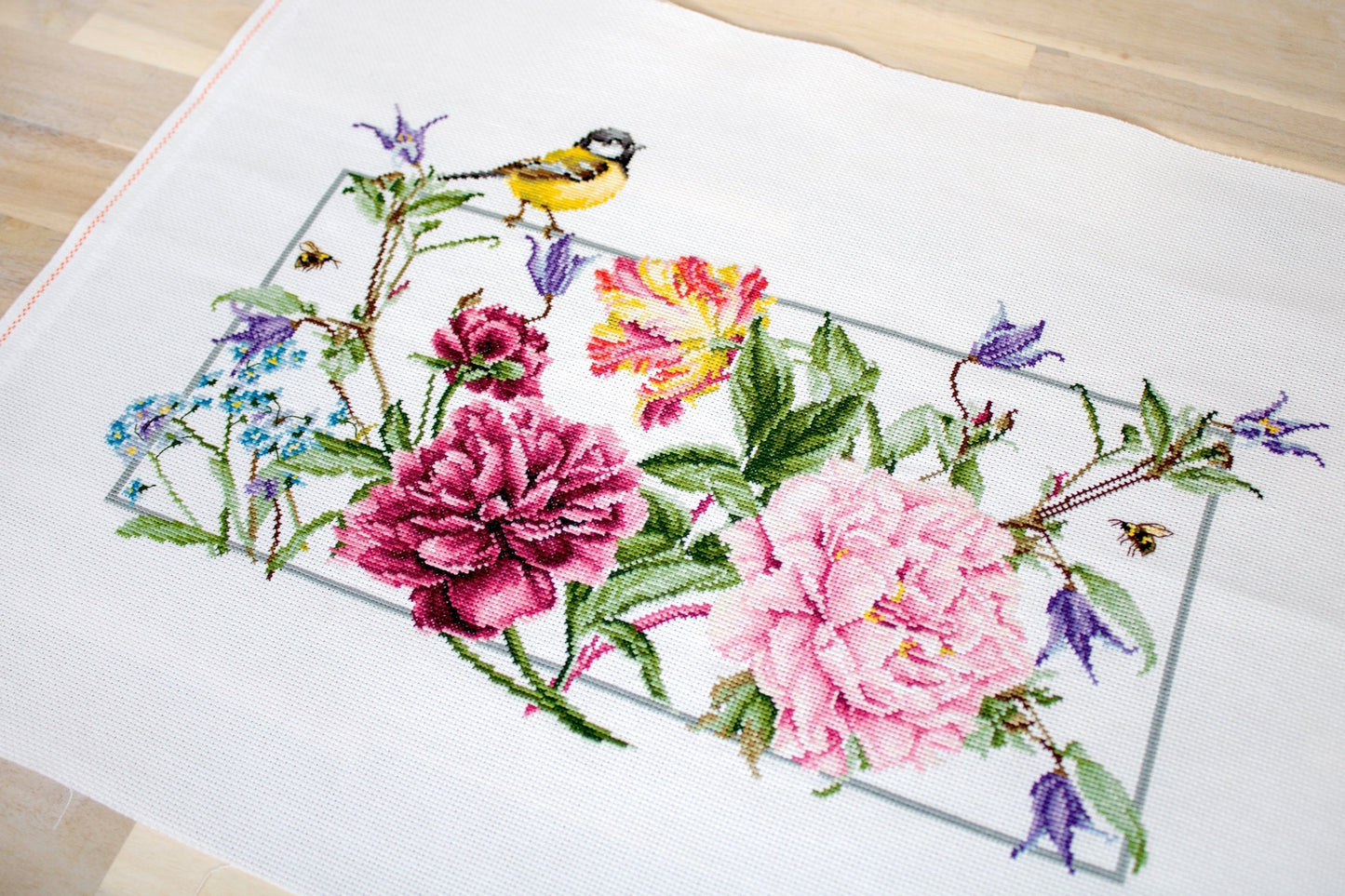 Cross Stitch Kit Luca-S - Spring Flowers BA2359