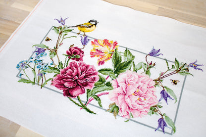 Cross Stitch Kit Luca-S - Spring Flowers BA2359