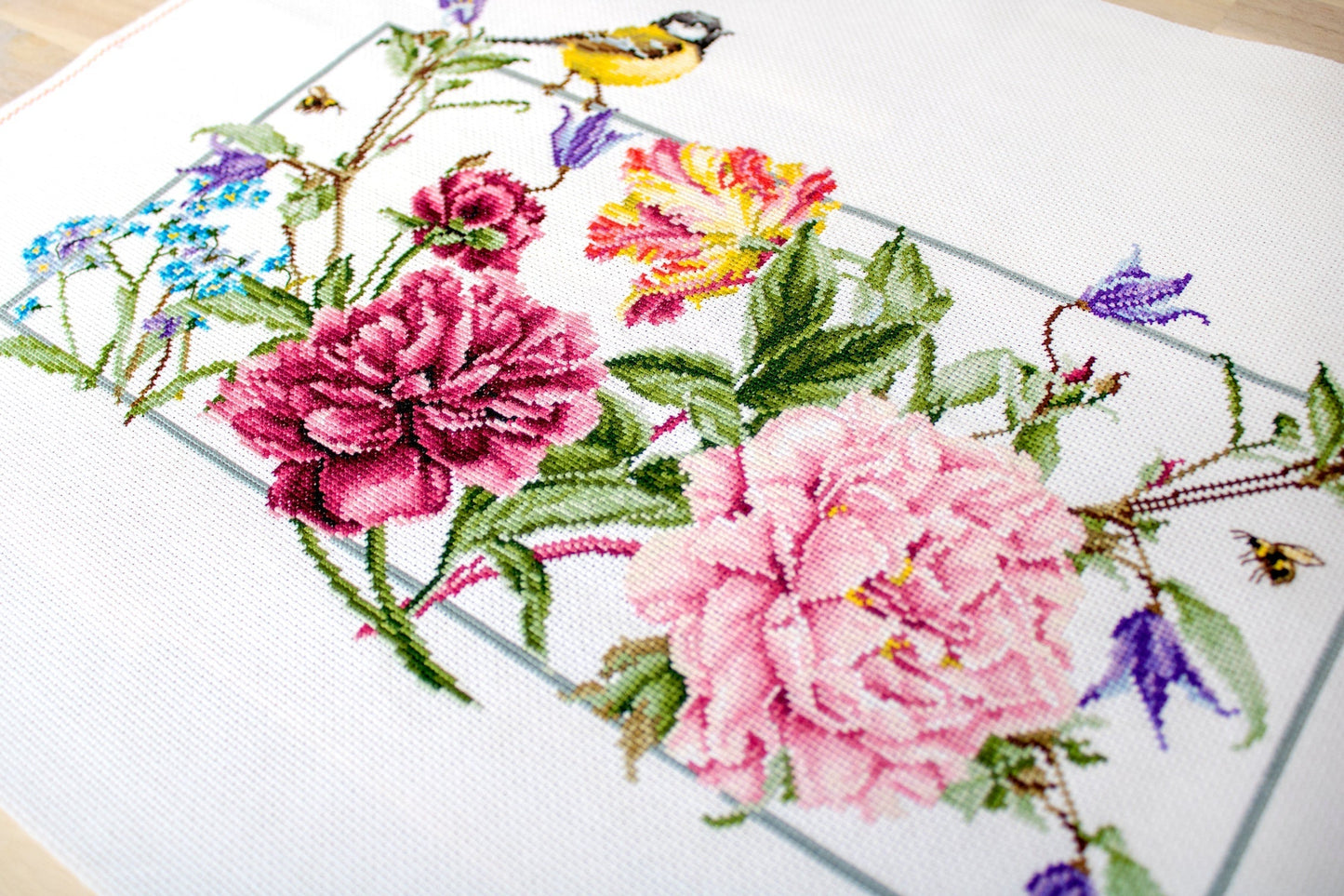 Cross Stitch Kit Luca-S - Spring Flowers BA2359