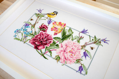 Cross Stitch Kit Luca-S - Spring Flowers BA2359