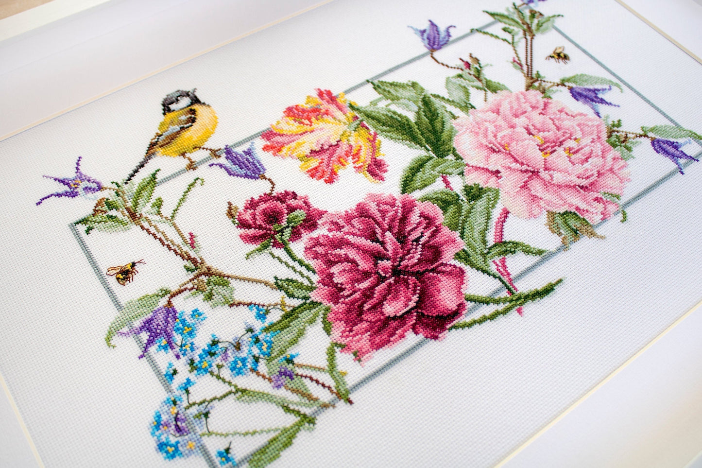 Cross Stitch Kit Luca-S - Spring Flowers BA2359