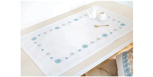 Table Topper - Cross Stitch Kit Table Cloth, FM024