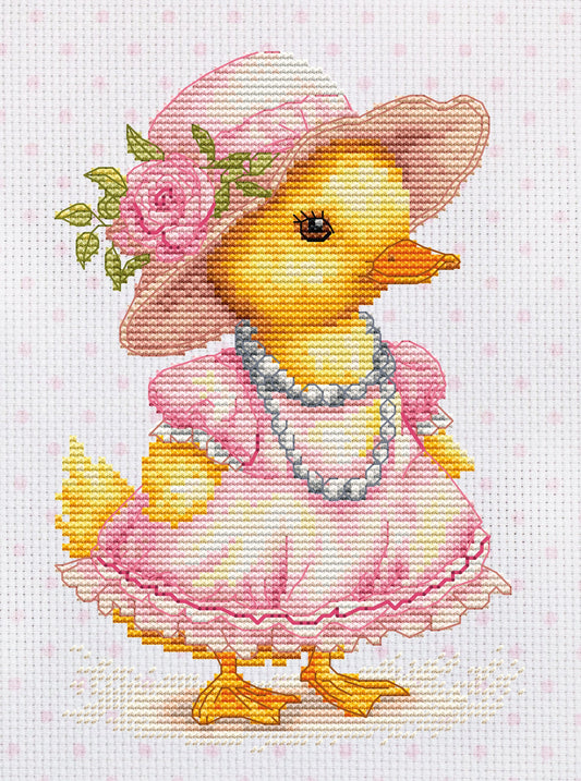 Cross Stitch Kit Luca-S - The Flirty Duckling, B1415