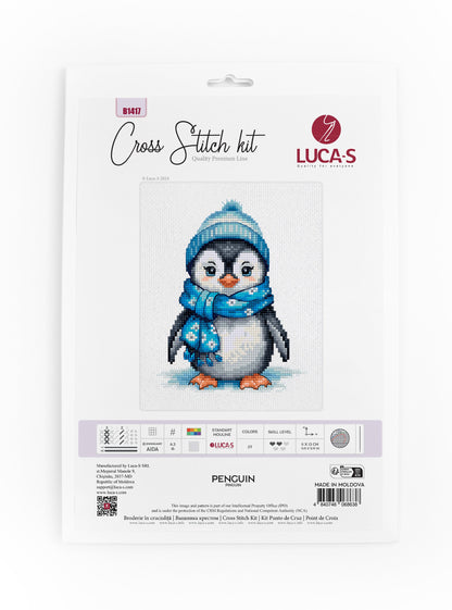 Cross Stitch Kit Luca-S - Penguin, B1417