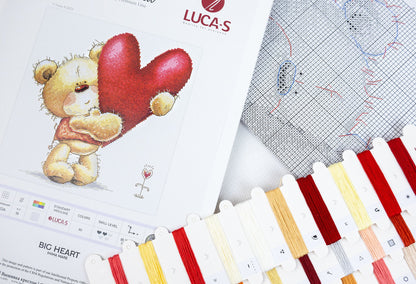 Cross Stitch Kit Luca-S - Big Heart, B1422