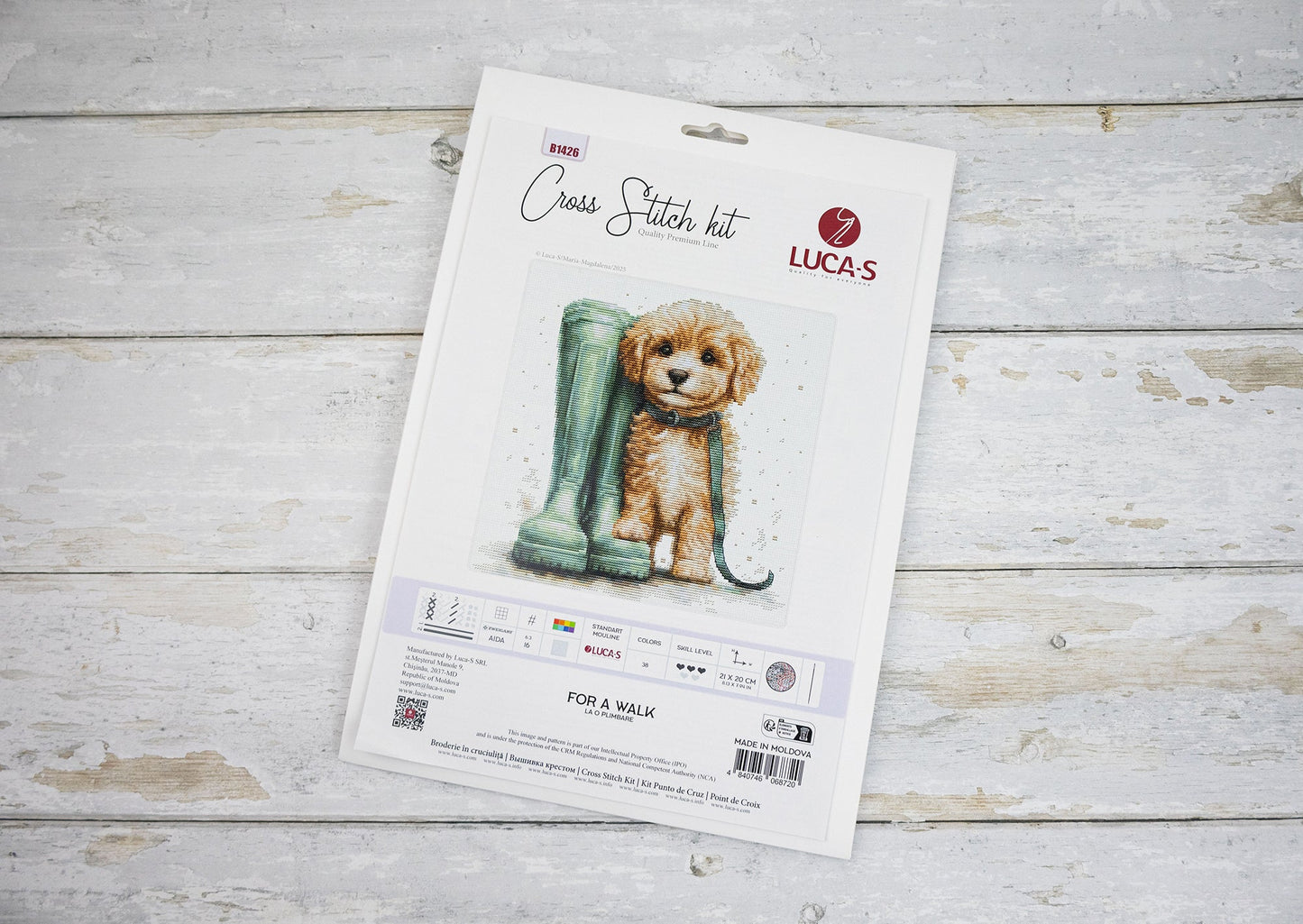 Cross Stitch Kit Luca-S - For a Walk, B1426