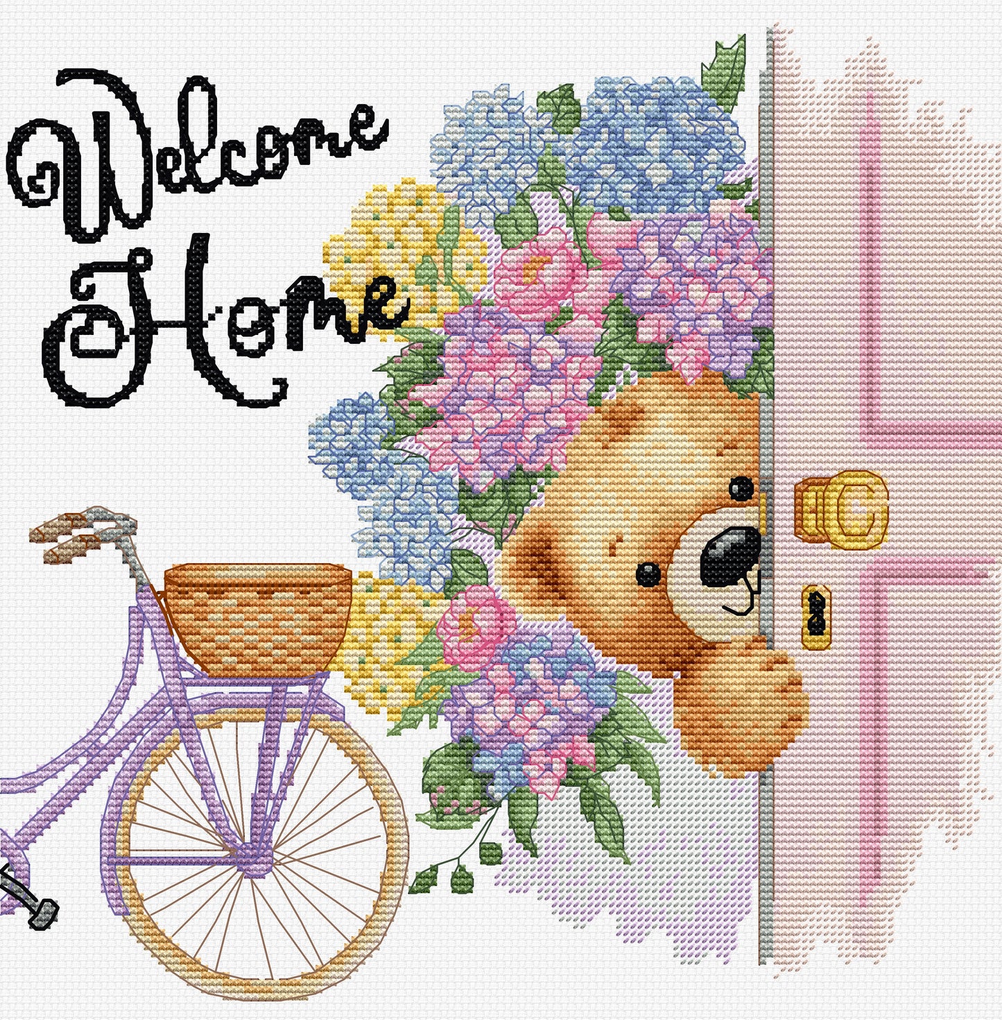 Cross Stitch Kit Luca-S -Welcome Home !, B1433