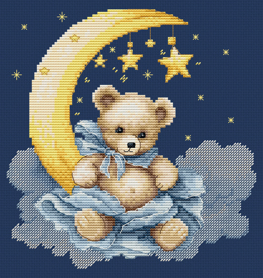 Cross Stitch Kit Luca-S - The Universe of a Teddy Bear, ,B1436