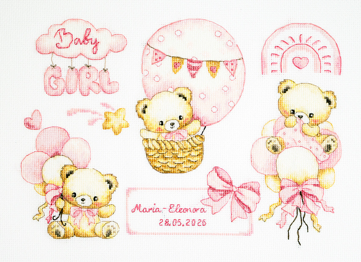 Cross Stitch Kit Luca-S - Velvet Hugs, B1444
