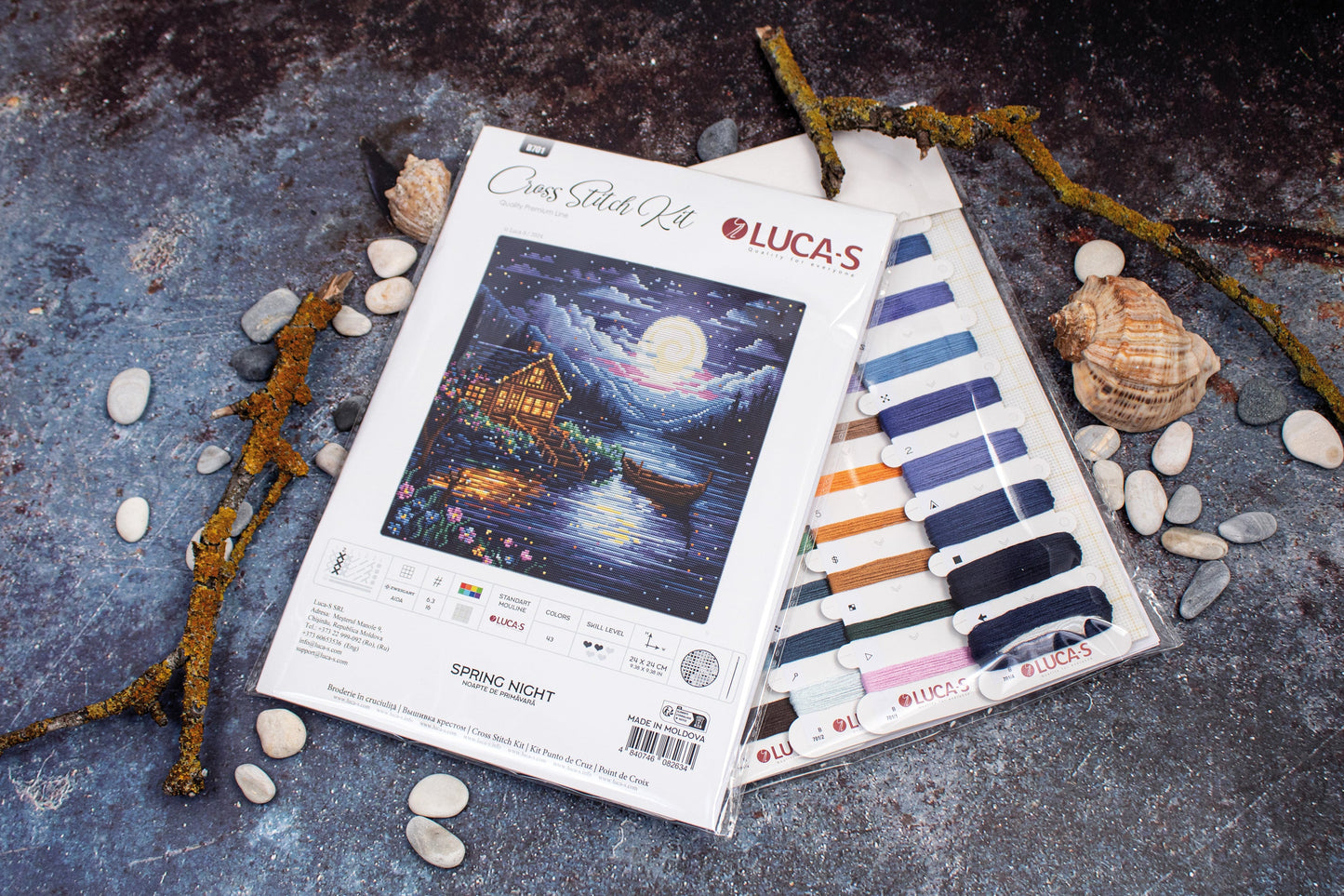 Cross Stitch Kit Luca-S - Spring Night, B701