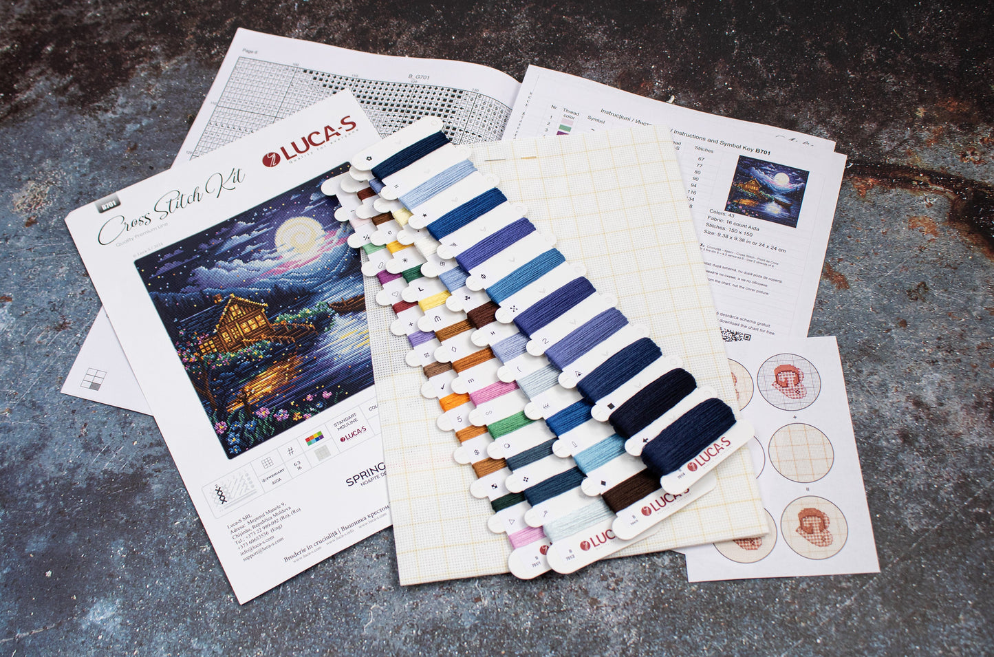 Cross Stitch Kit Luca-S - Spring Night, B701