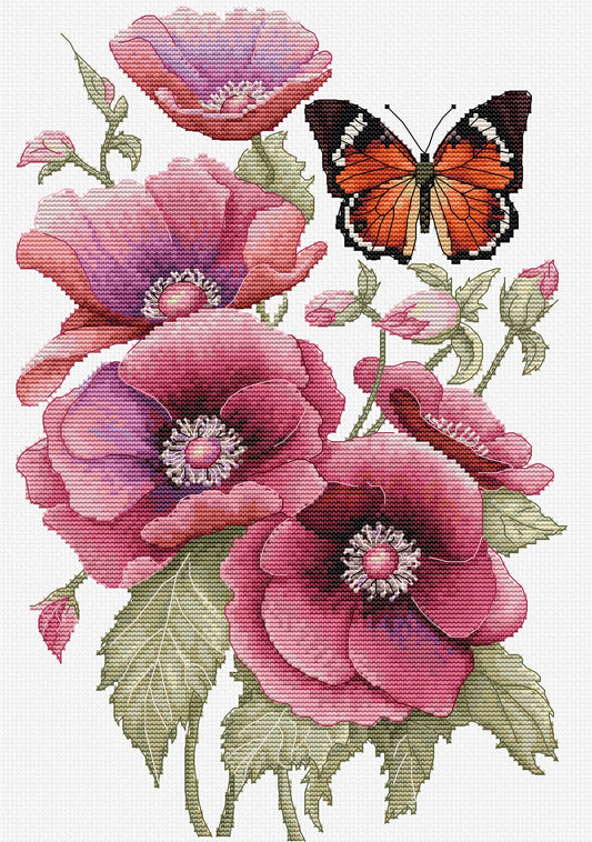 Cross Stitch Kit Luca-S -  The Scent of Anemones, B7037