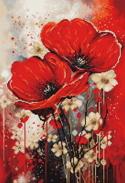 Cross Stitch Kit Luca-S - The Dance of The Poppies, B7046