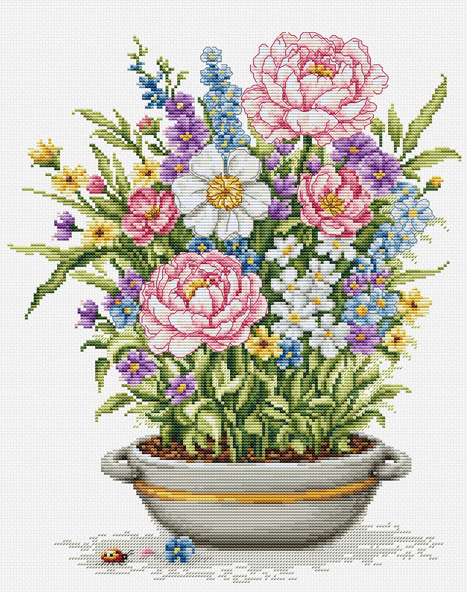 Cross Stitch Kit Luca-S - A Dream Beneath The Petals, B7061
