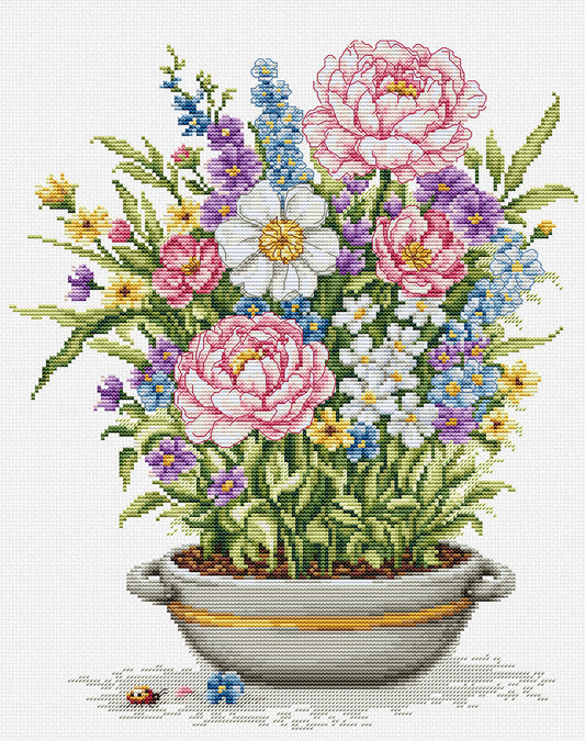 Cross Stitch Kit Luca-S - A Dream Beneath The Petals, B7061