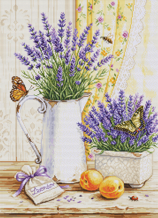 Cross Stitch Kit Luca-S - Lavender Scent, B7063