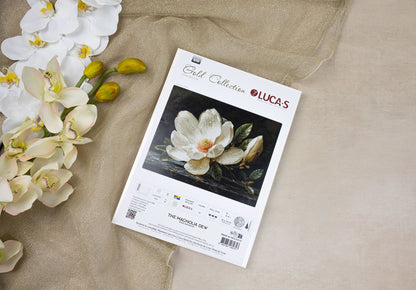 Cross Stitch Kit Luca-S GOLD -The Magnolia Dew, B713