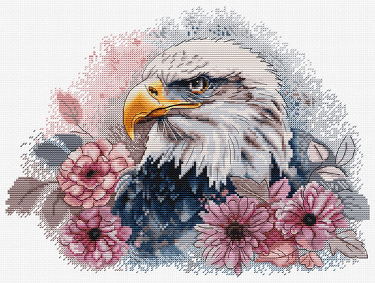 Cross Stitch Kit Luca-S - Hunting Eagle, BM3021