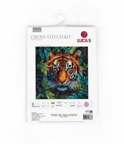 Cross Stitch Kit Luca-S - Tiger of the Jungle, BU5048