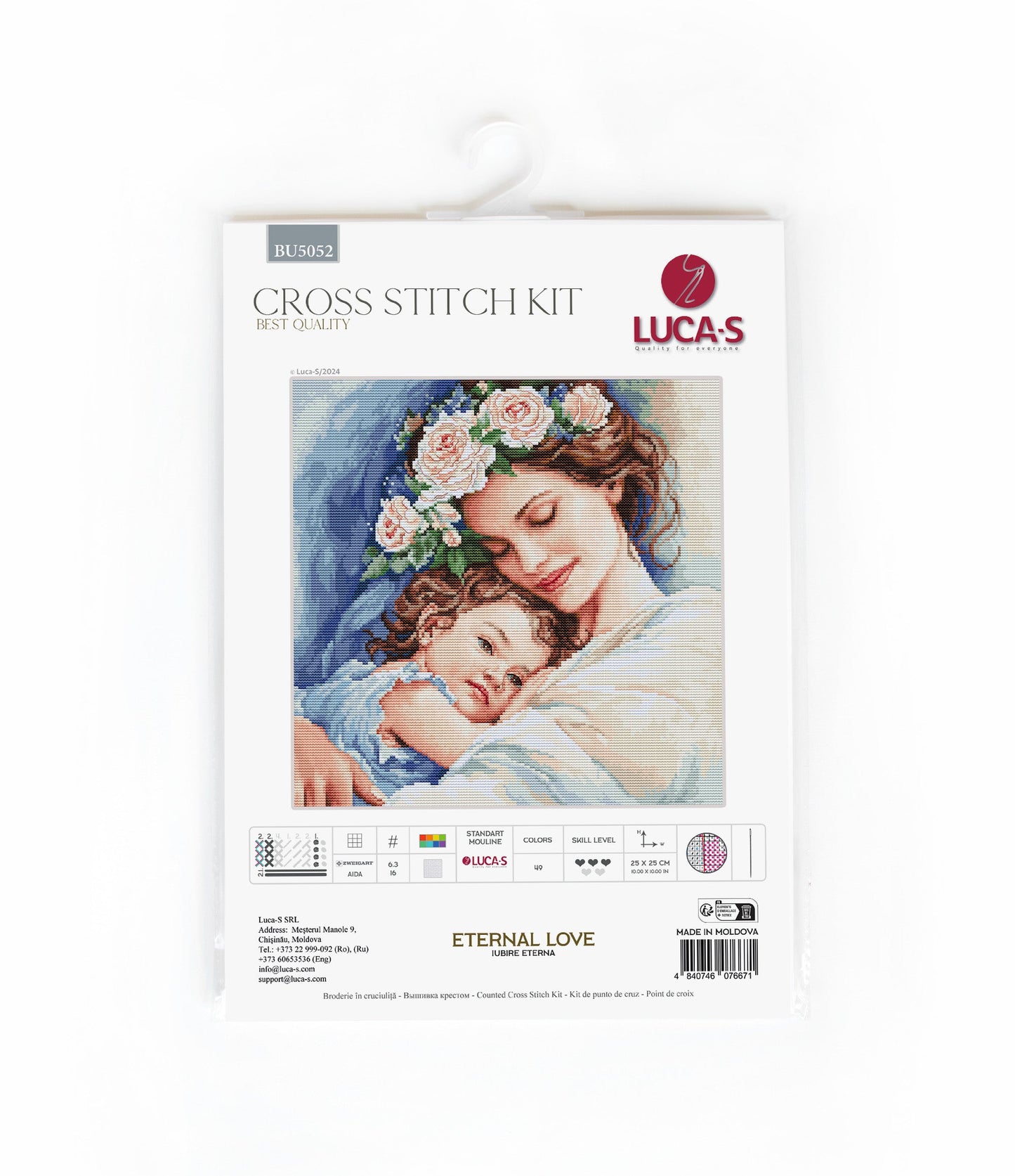 Cross Stitch Kit Luca-S - Eternal Love, BU5052