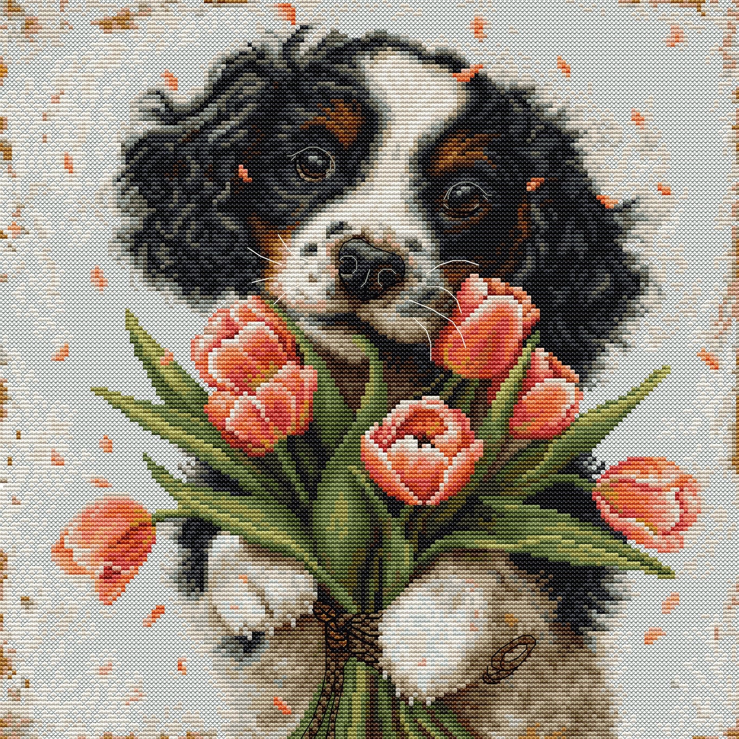 Cross Stitch Kit Luca-S -  The Cocker Spaniel Puppy, BU5067