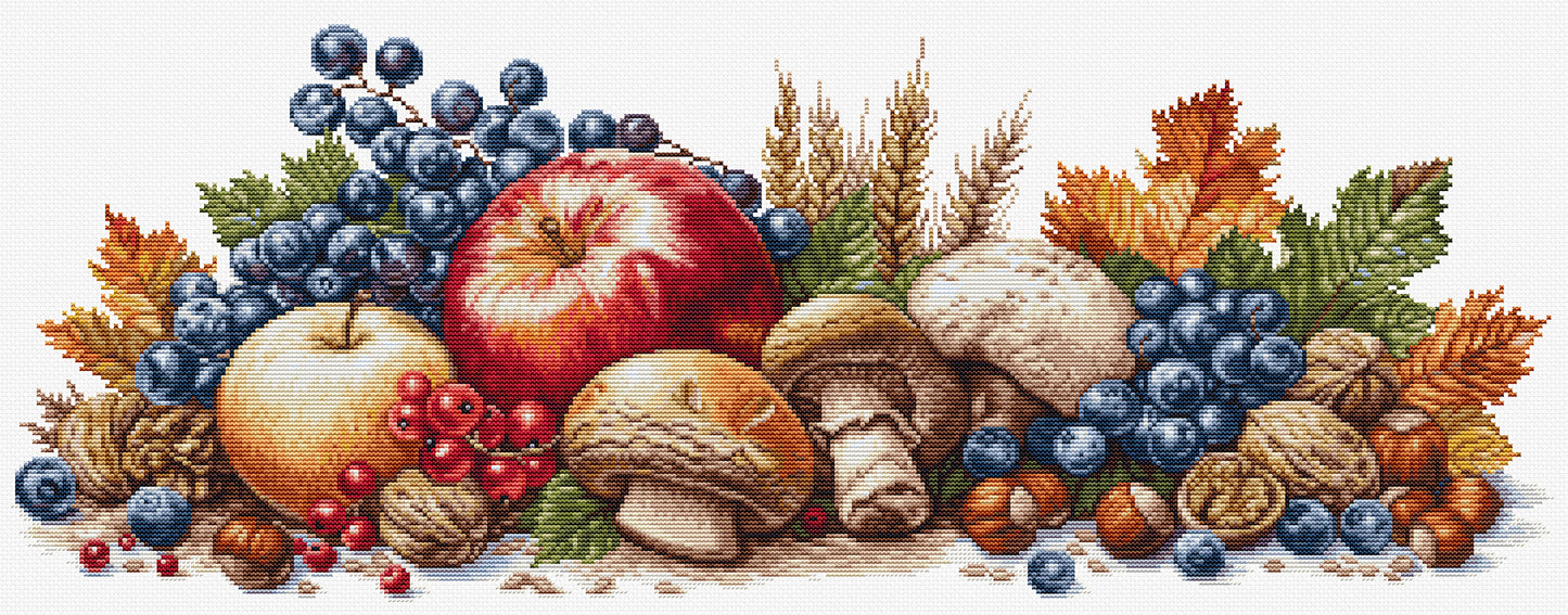 Cross Stitch Kit Luca-S GOLD - Autumn Harvest, BU5071